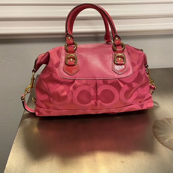 Pink Coach Purse - Picture 2 of 4